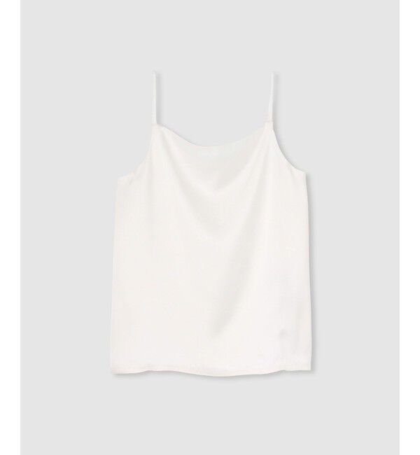 LOULOU WILLOUGHBY「◇【LOULOU WILLOUGHBY】サテンキャミソール」|Tシャツ・カットソー|ホワイト