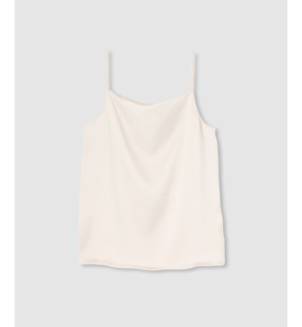 LOULOU WILLOUGHBY「◇【LOULOU WILLOUGHBY】サテンキャミソール」|Tシャツ・カットソー|ベージュ
