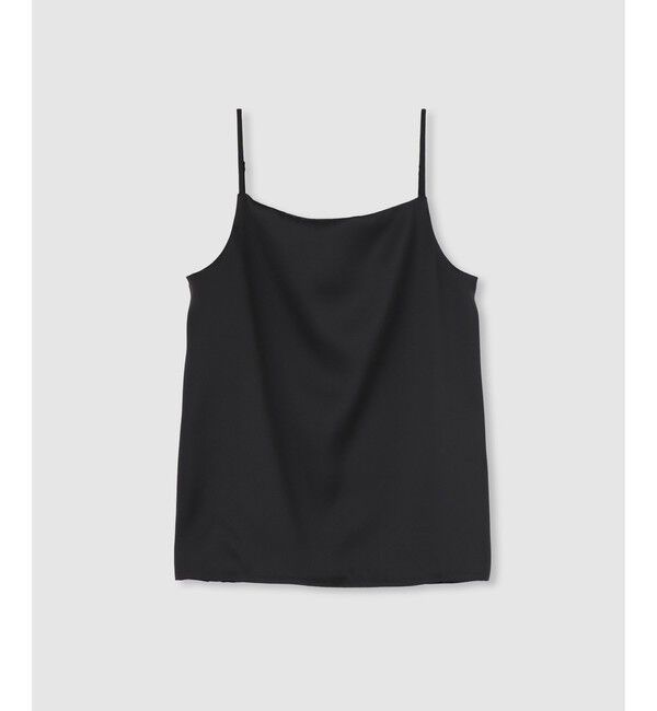 LOULOU WILLOUGHBY「◇【LOULOU WILLOUGHBY】サテンキャミソール」|Tシャツ・カットソー|ブラック