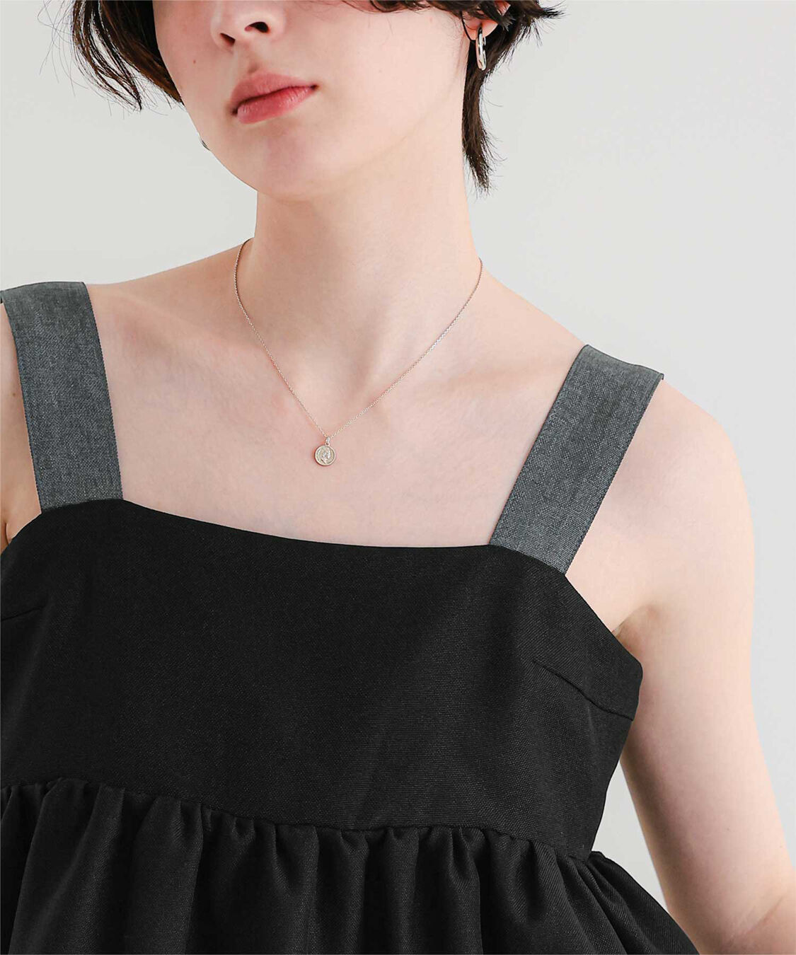 titivate「リネンライクペプラムトップス」|シャツ・ブラウス|