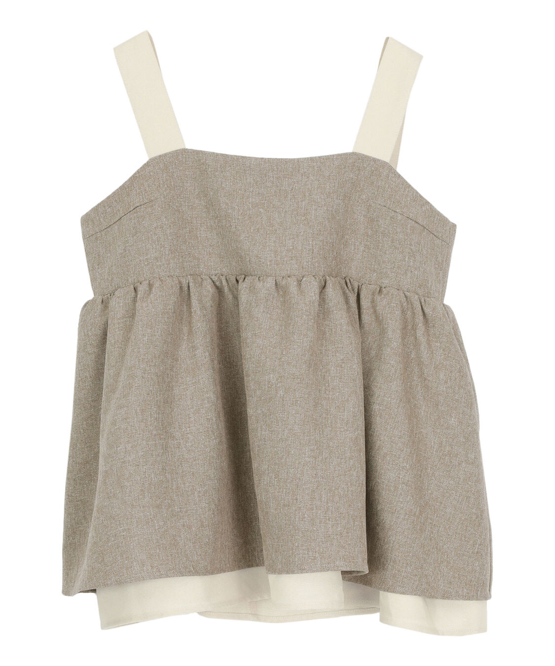 titivate「リネンライクペプラムトップス」|シャツ・ブラウス|