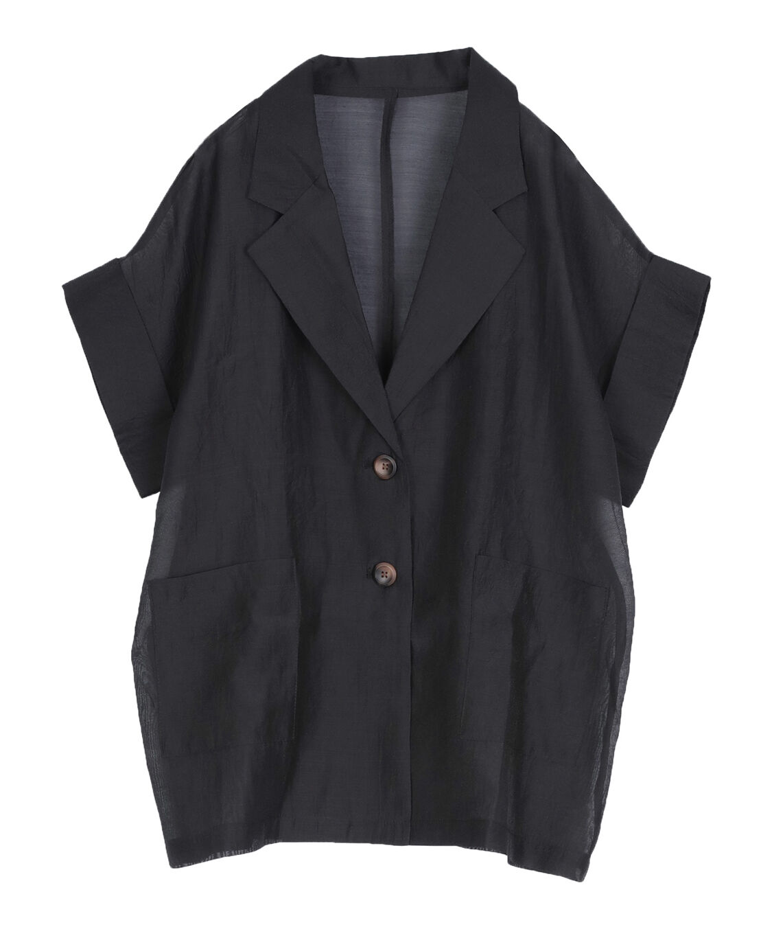 titivate「シアーハーフスリーブジャケット」|テーラードジャケット|