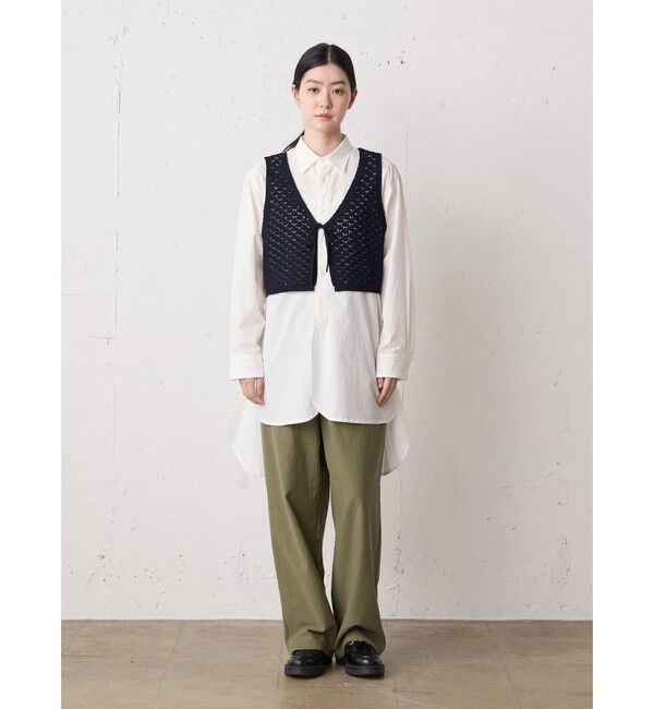 MidiUmi「MidiUmi ワイドロングシャツ」|シャツ・ブラウス|