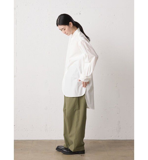 MidiUmi「MidiUmi ワイドロングシャツ」|シャツ・ブラウス|