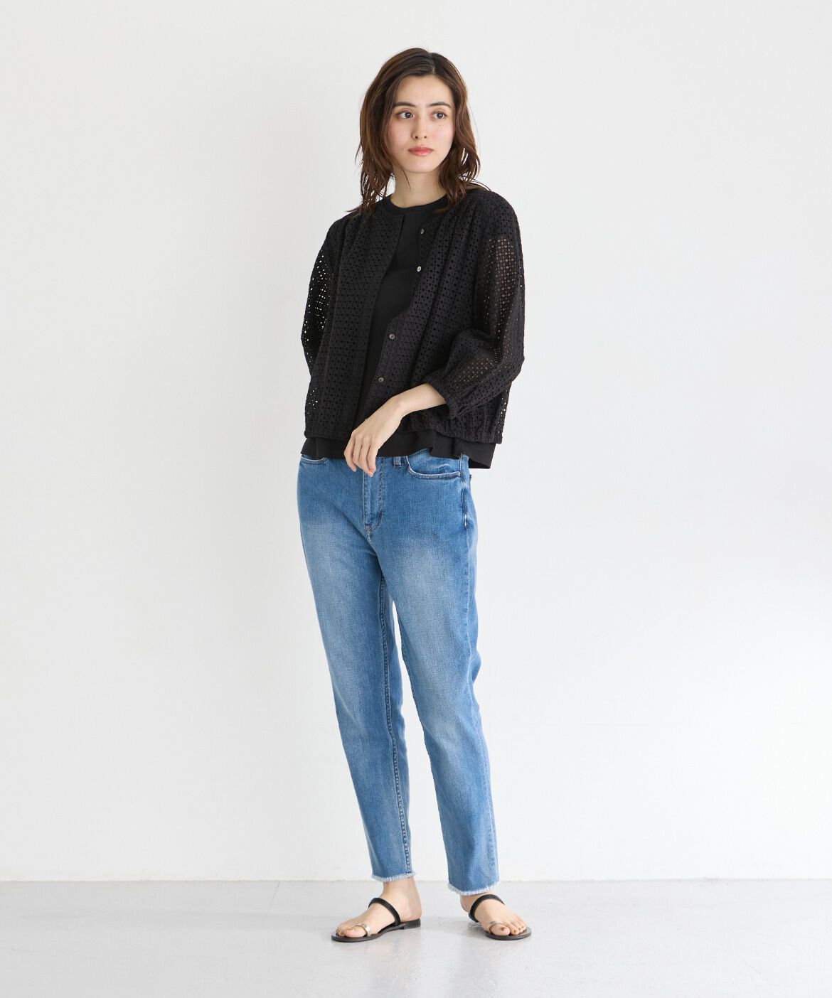 7-IDconcept.「H.SALT Easy ミッドライズテーパードイージーデニム《Healthy DENIM》 」|デニム|