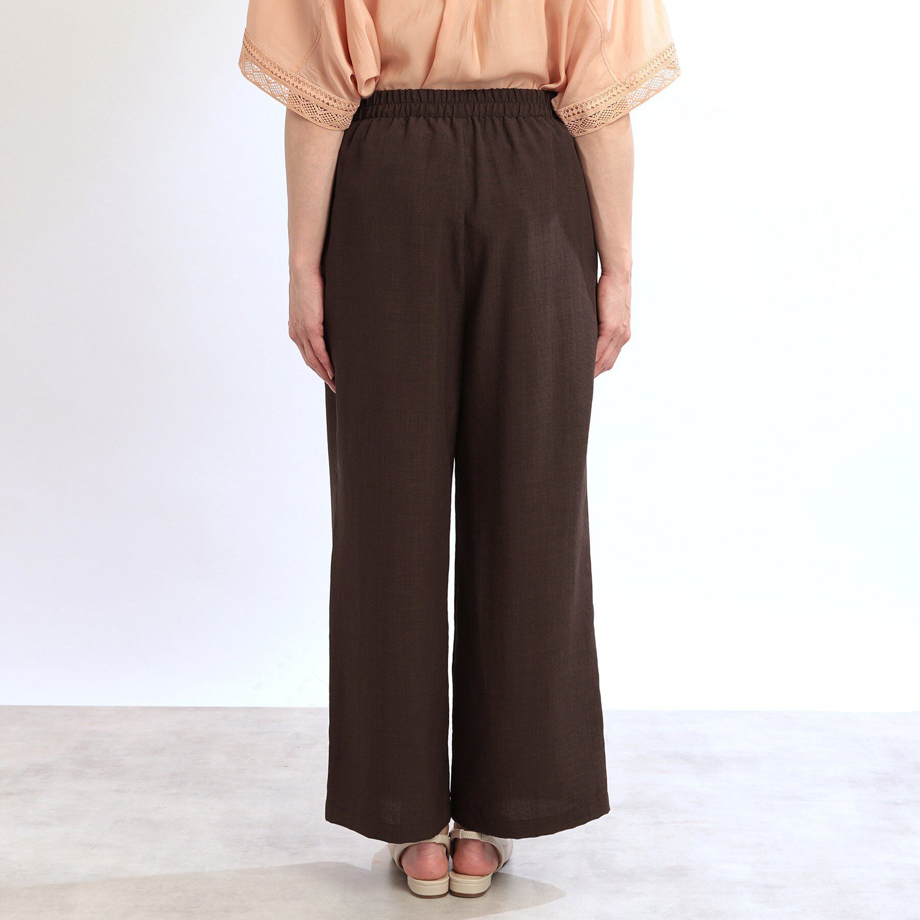 Reflect「【ウエスト総ゴム／脚長効果◎】ドライタッチワイドパンツ」|その他|