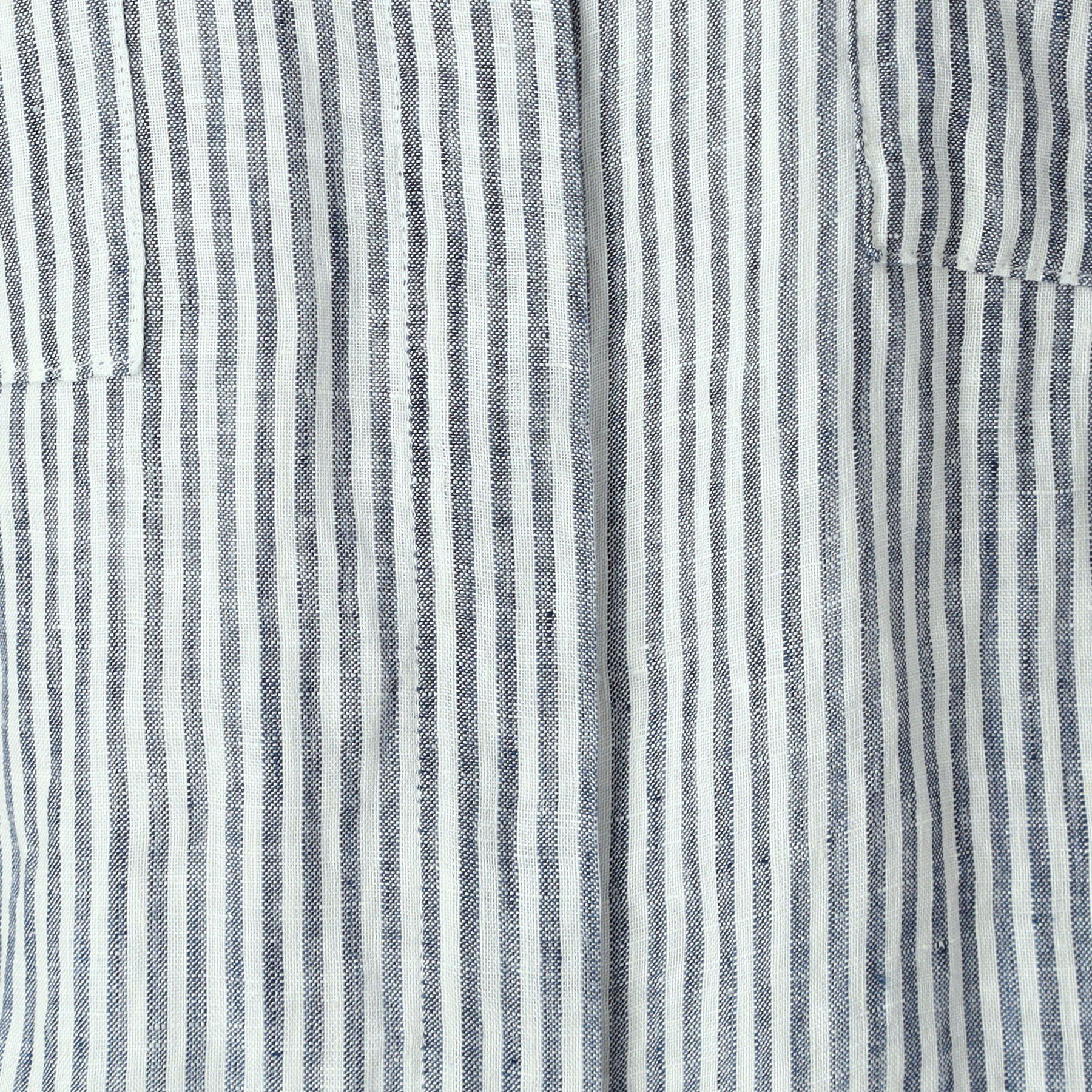 DRESSTERIOR「ストライプリネン ドロストシャツ」|シャツ・ブラウス|