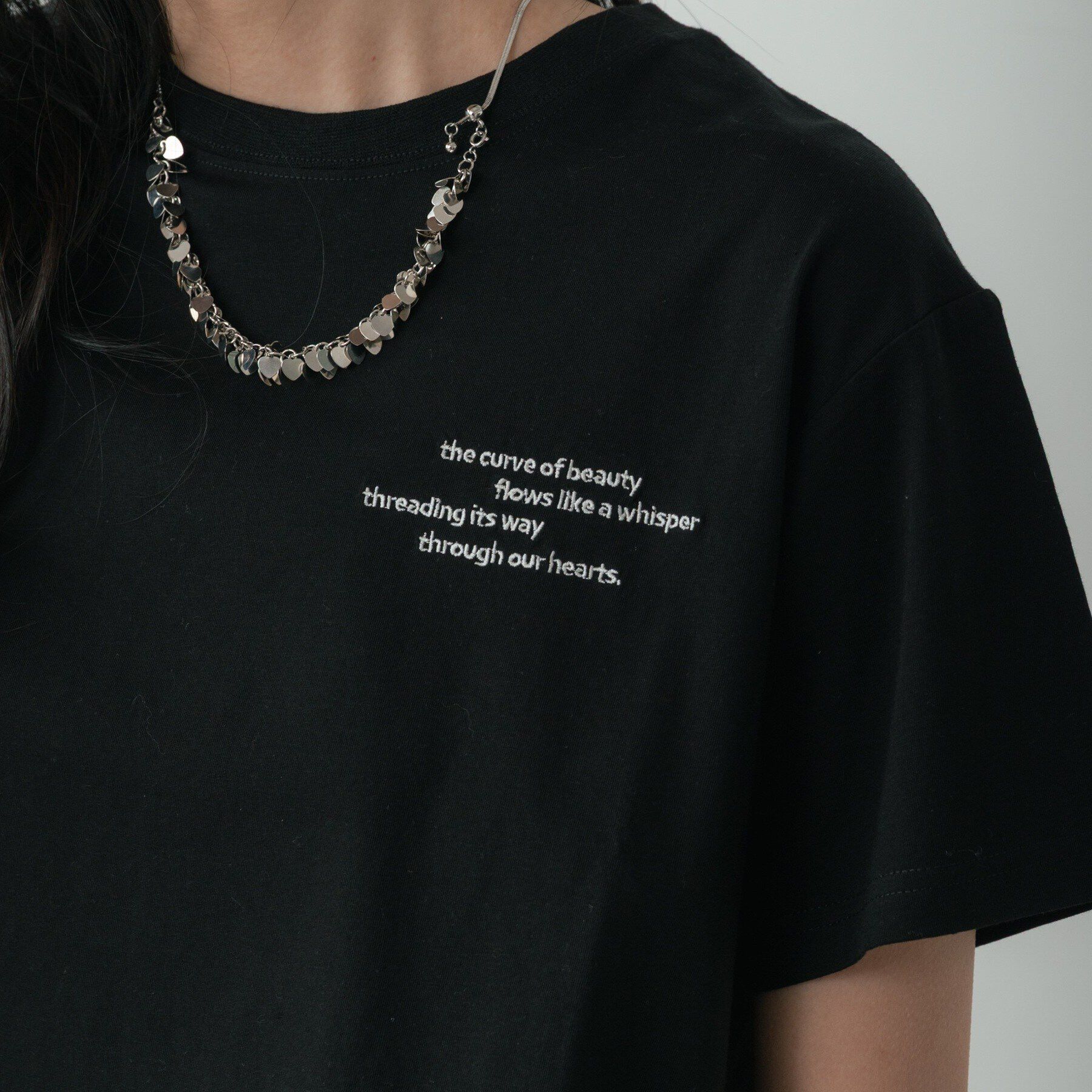 GALLEST「クルーネック刺繍Tシャツ」|Tシャツ・カットソー|