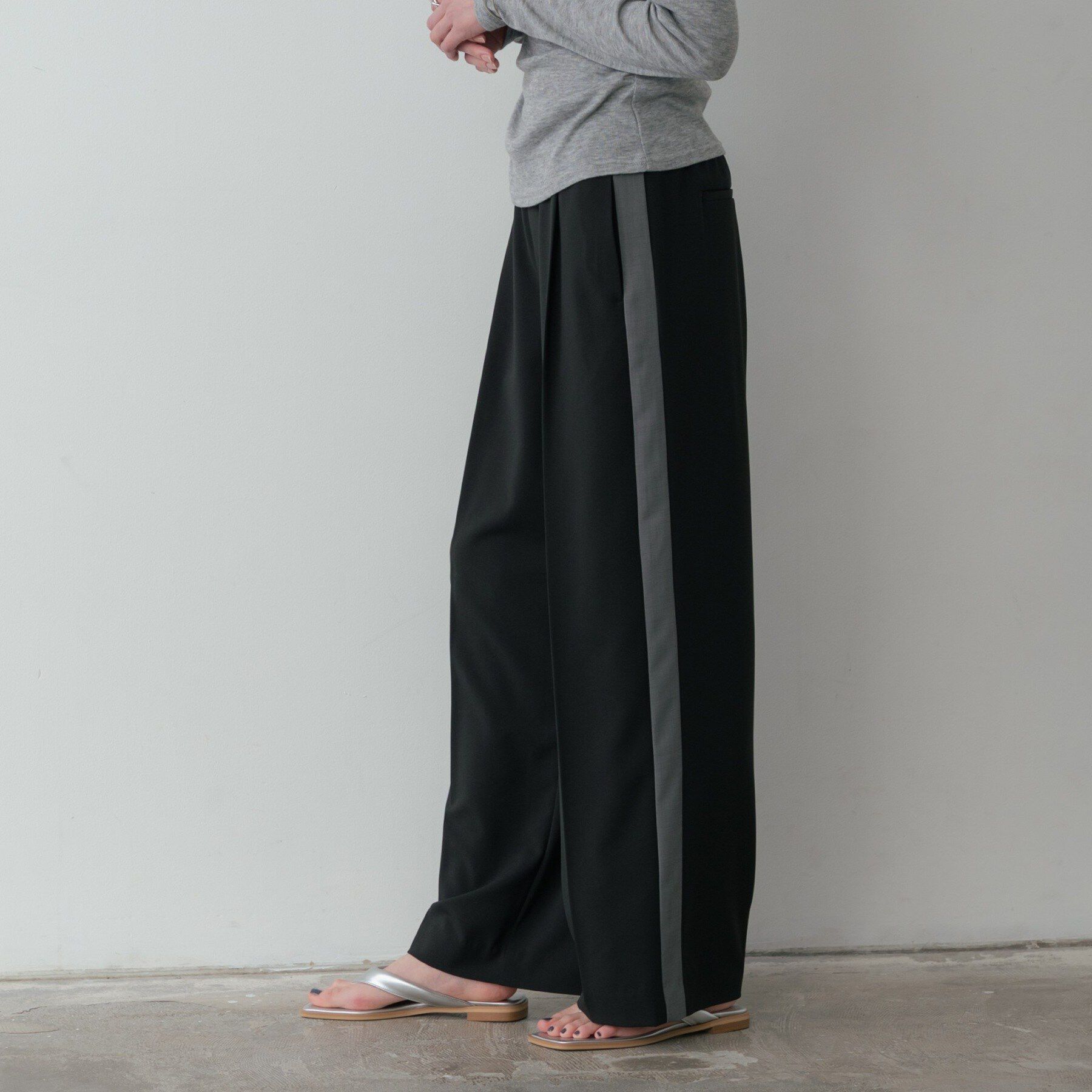 GALLEST「Comfy SET UP｜イージーサイドラインワイドパンツ【セットアップ対応／通勤／カセット服】」|その他|