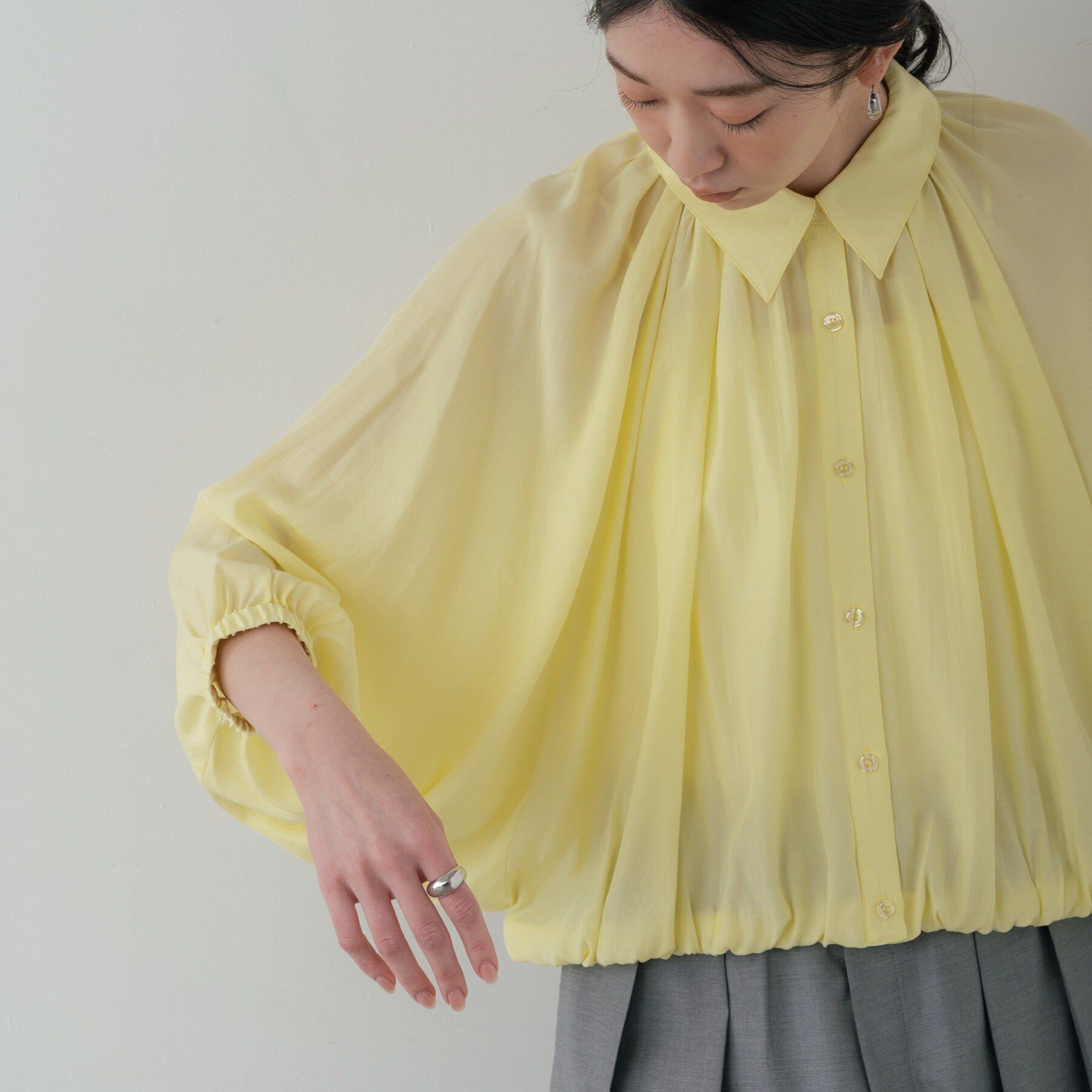 GALLEST「バルーンシアーブラウス」|シャツ・ブラウス|
