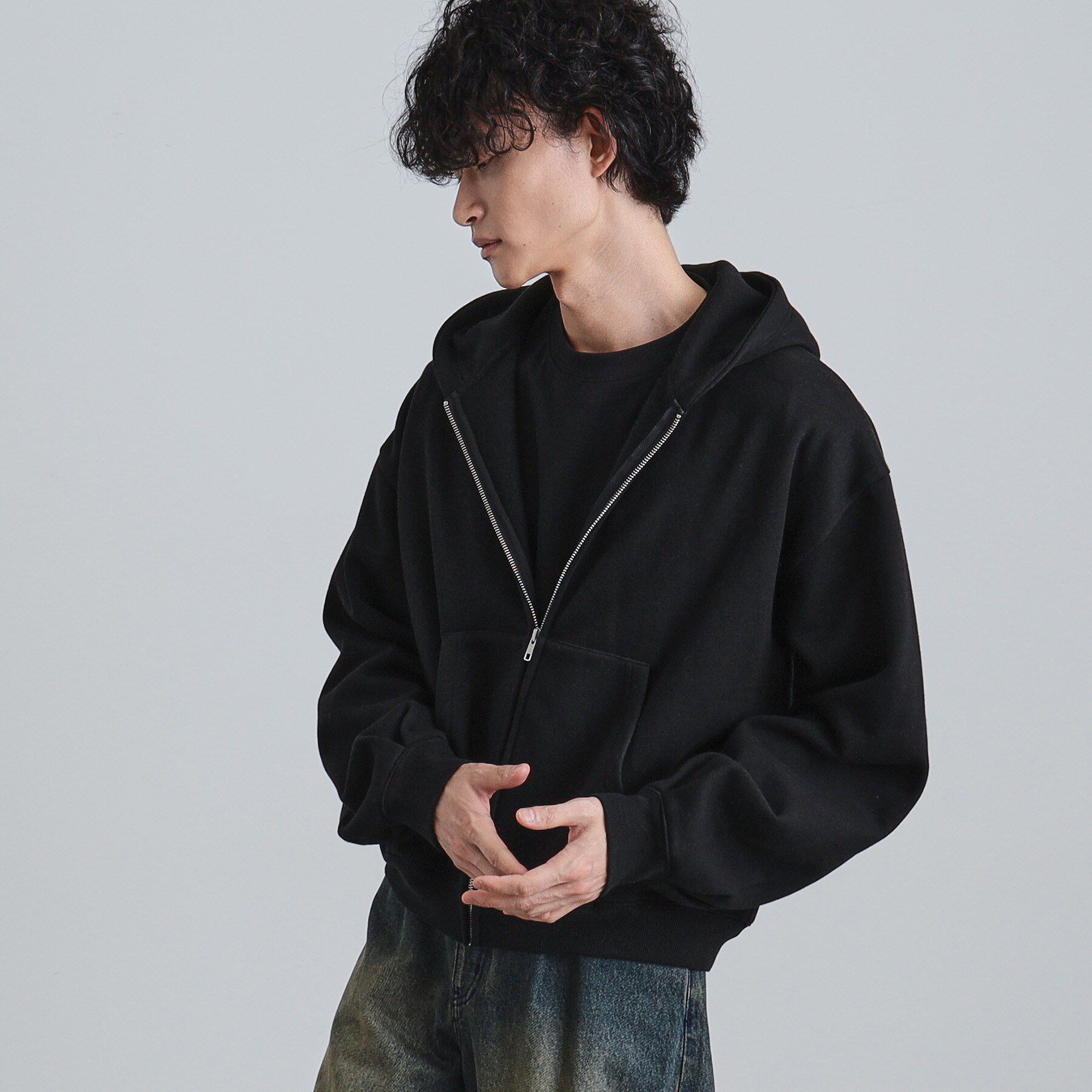 tk.TAKEO KIKUCHI「ボリュームスリーブジップパーカ」|パーカー|
