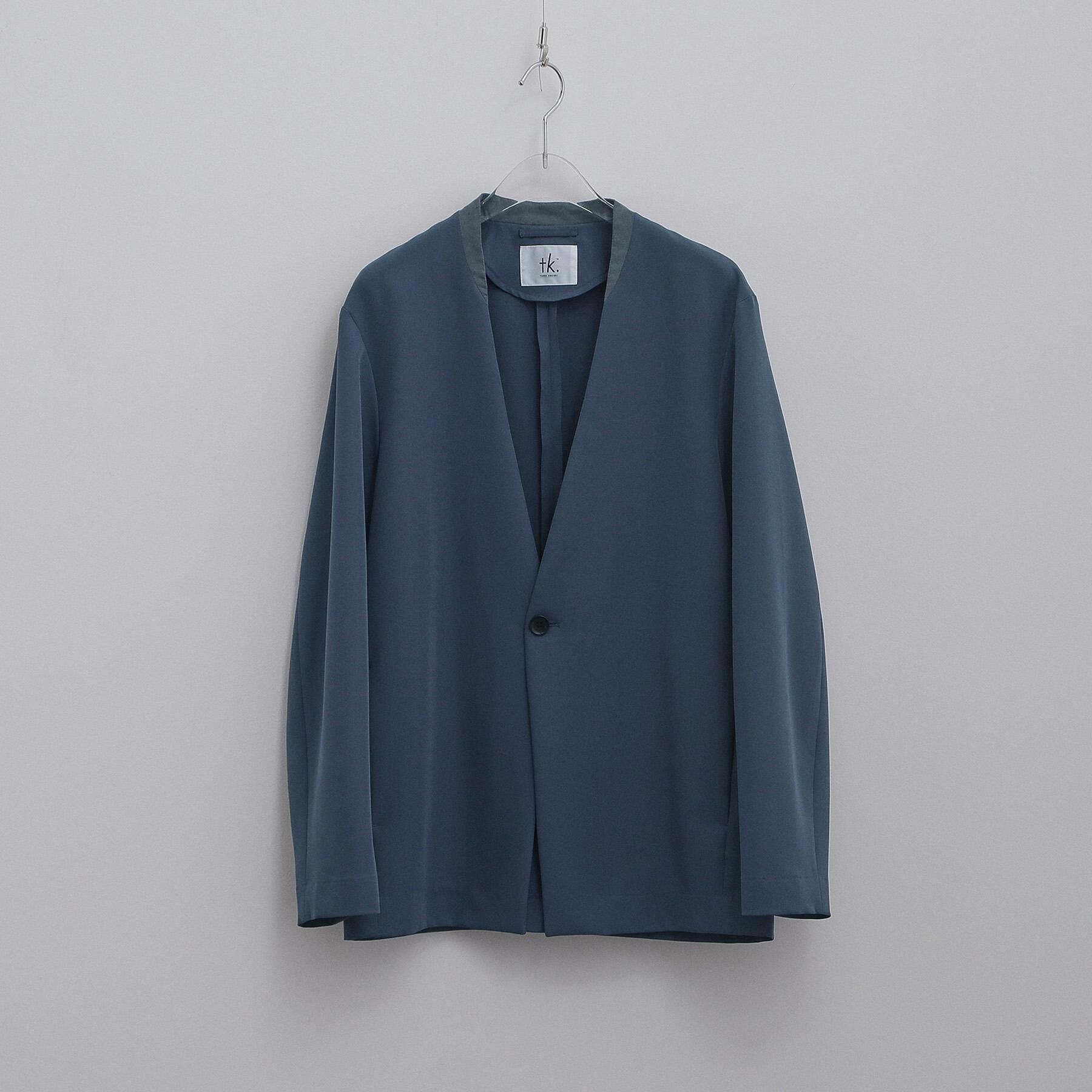 tk.TAKEO KIKUCHI「【セットアップ対応】360度ストレッチノーカラージャケット」|ノーカラージャケット|