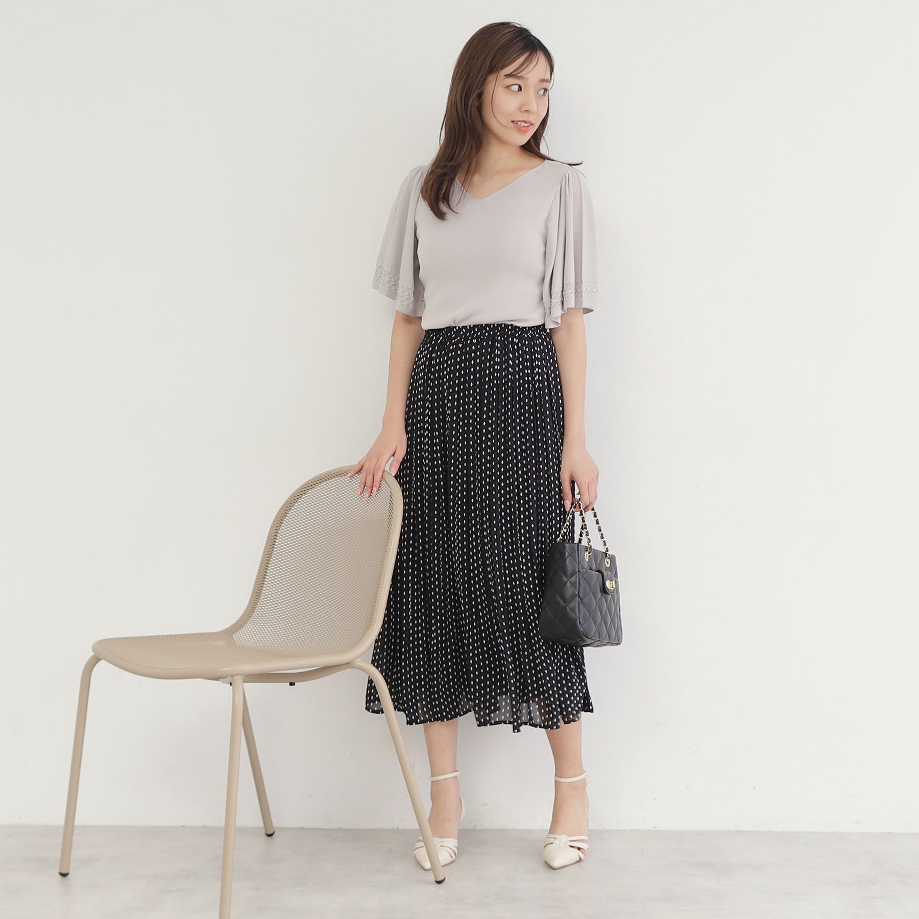 index「《新色追加》着丈が選べる！プリーツフレアスカート【イージーケア／防シワ／洗濯機洗い可】」|スカート|