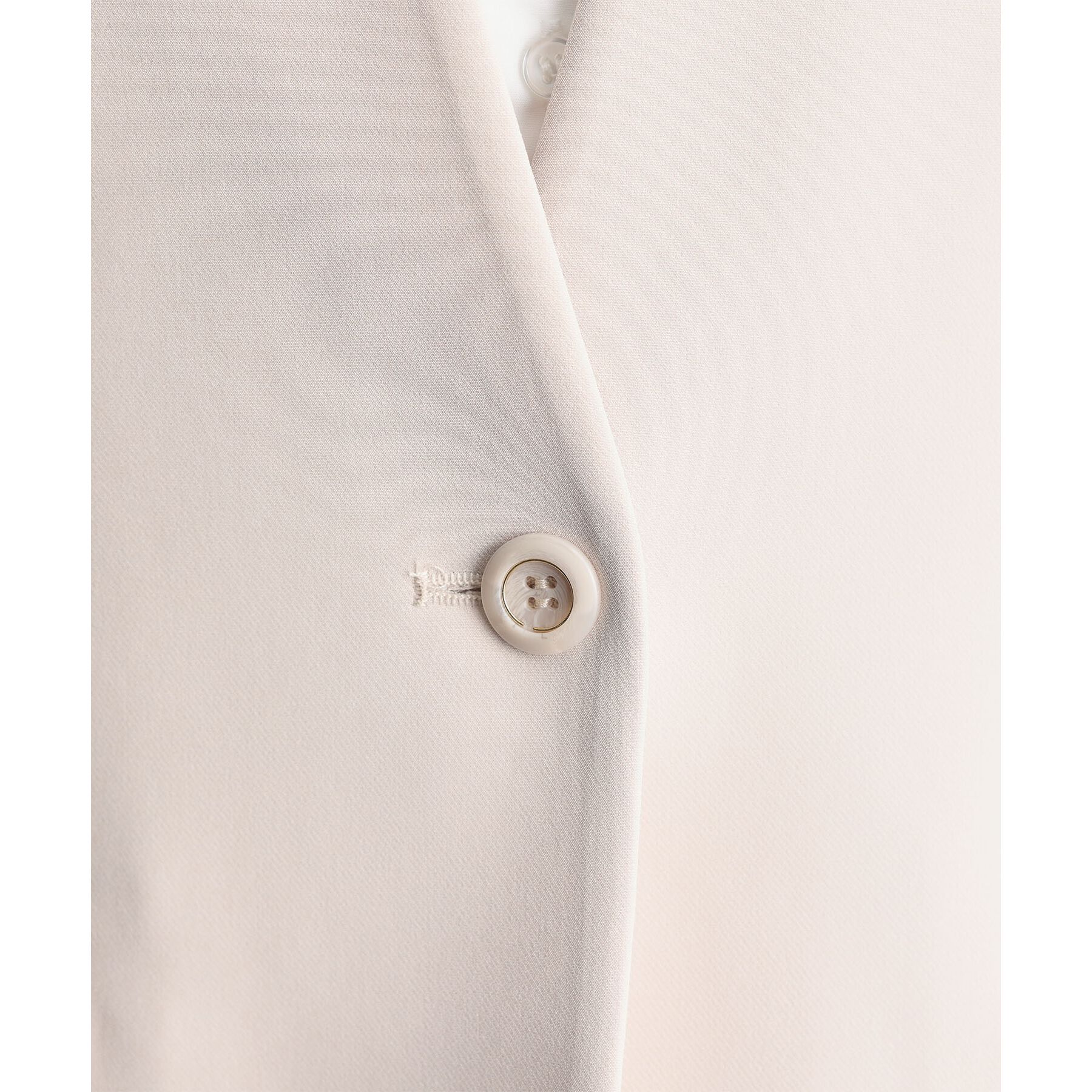 THE SHOP TK「【汚れ防止／シワになりにくい／セレモニー／通勤】ダブルクロスノーカラージャケット／洗える／サスティナ」|ノーカラージャケット|