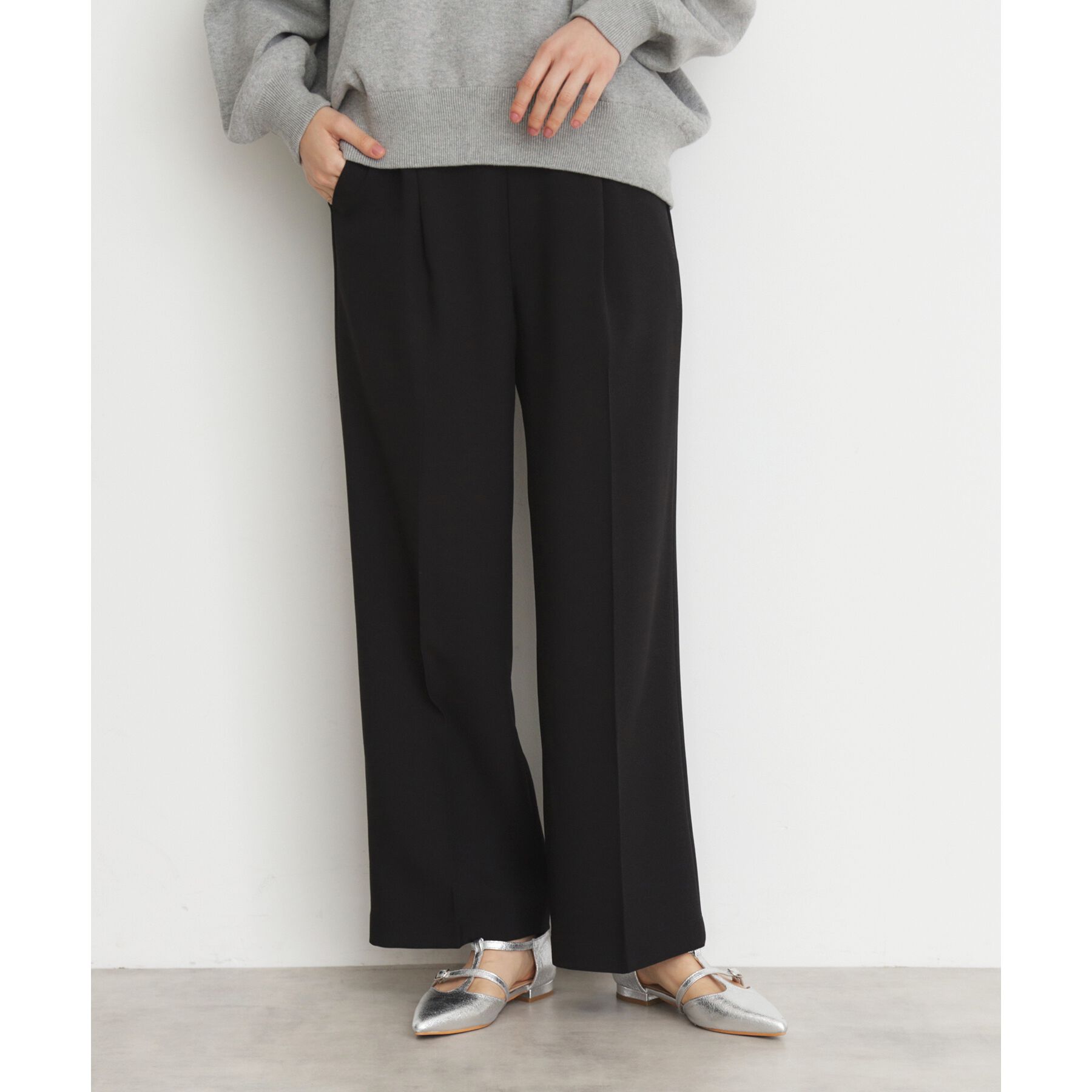 THE SHOP TK「【CAVIAN】ベーシックワイドパンツ/洗濯機OK」|その他|