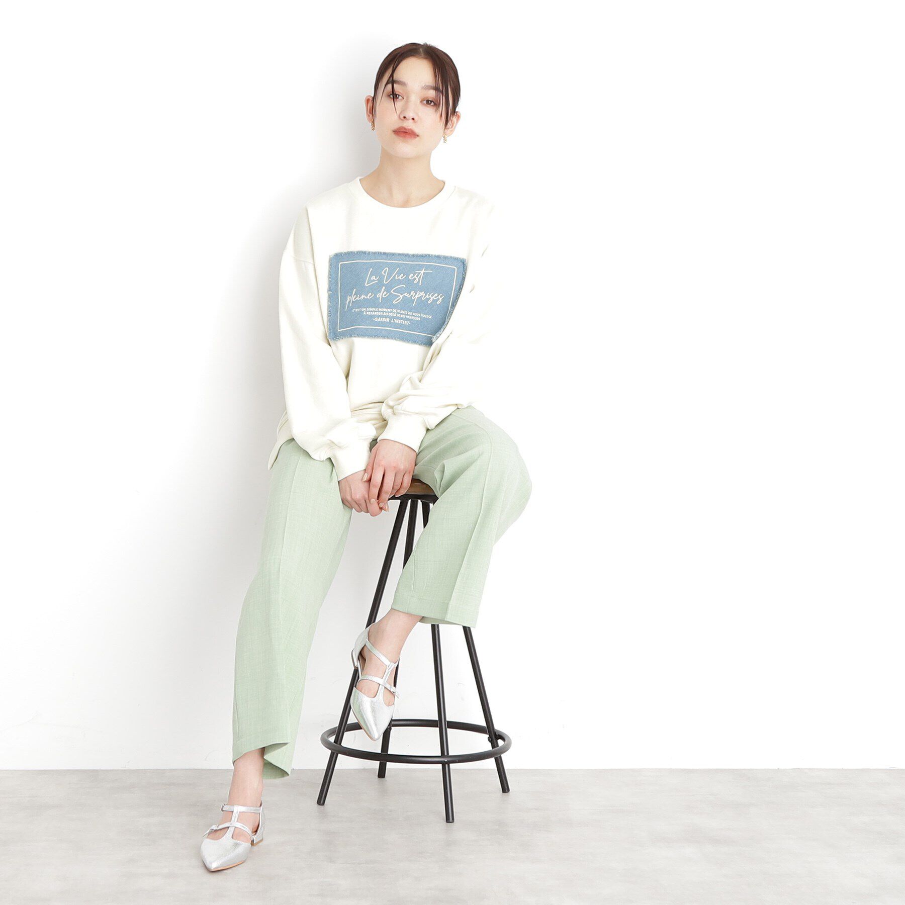 THE SHOP TK「【アソート】裏毛ロゴプルオーバー/洗える」|Tシャツ・カットソー|