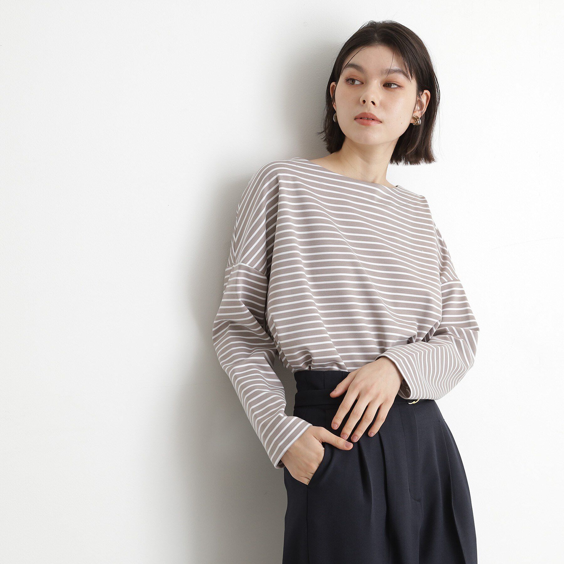 THE SHOP TK「ドロップショルダープルオーバー【洗える】」|Tシャツ・カットソー|