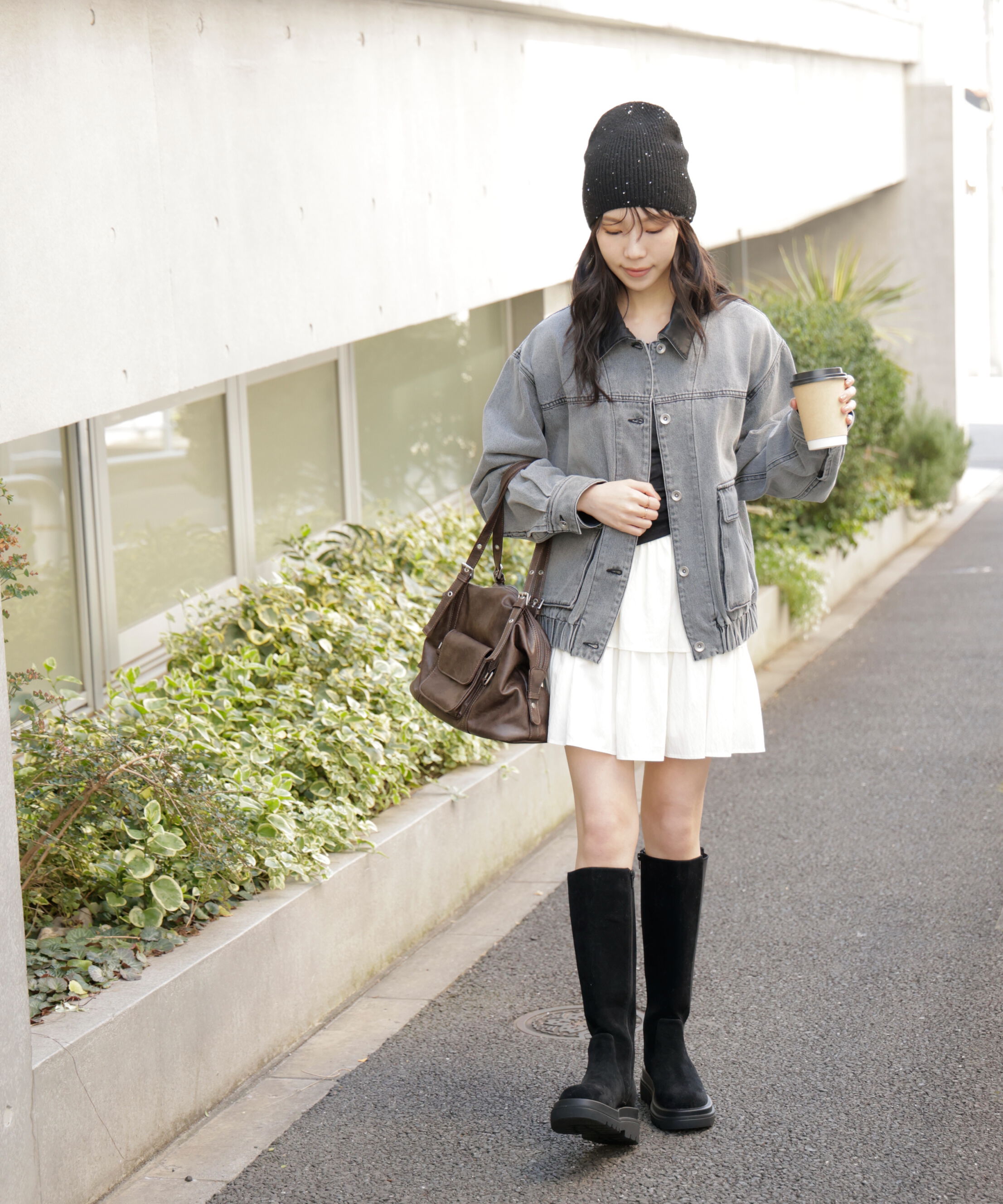  「バイカラーワークジャケット」|ブルゾン・スタジャン|