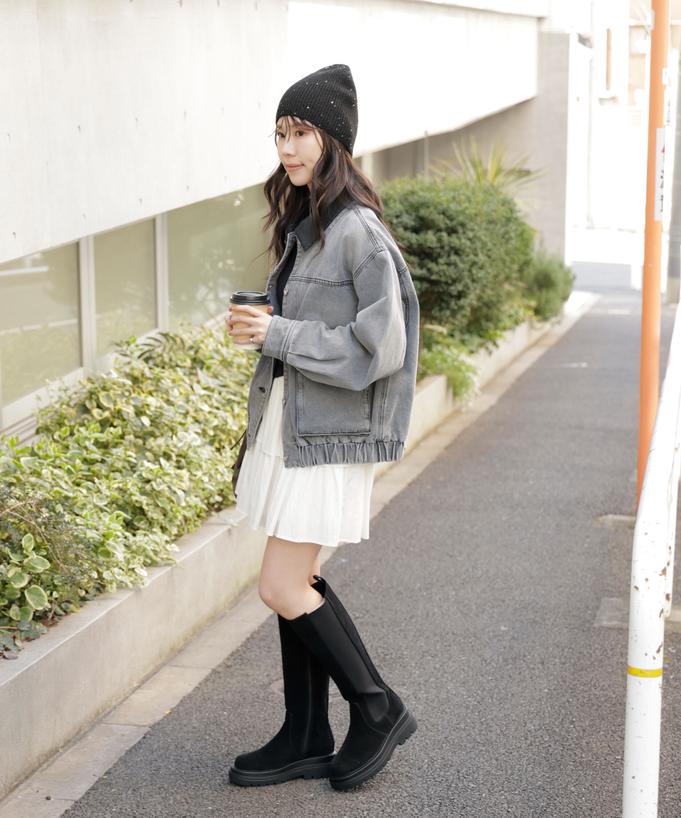  「バイカラーワークジャケット」|ブルゾン・スタジャン|