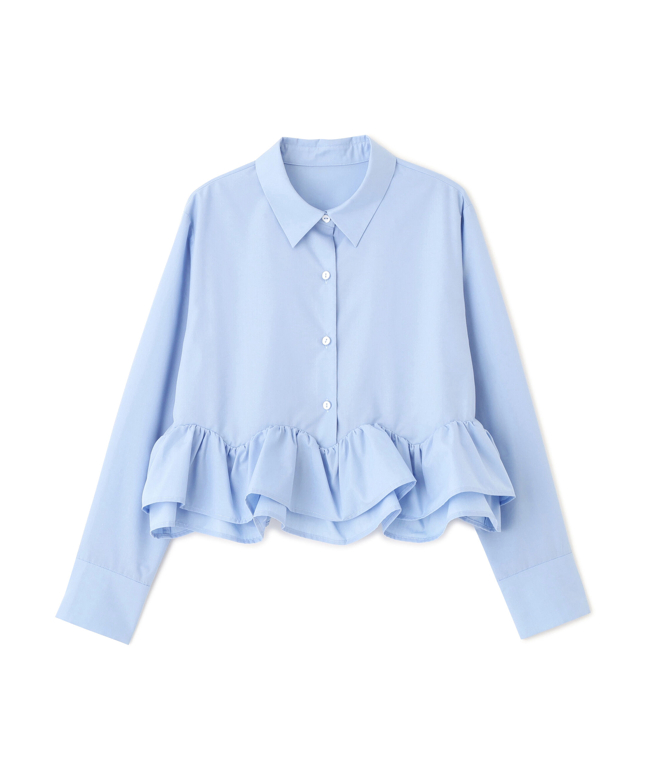 PROPORTION BODY DRESSING「〈a/mie〉ホイップフリルシャツ　26SS」|シャツ・ブラウス|