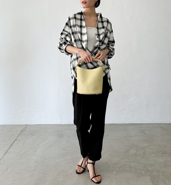 Doux archives「リノンウエストギャザーイージーパンツ／」|チノ|