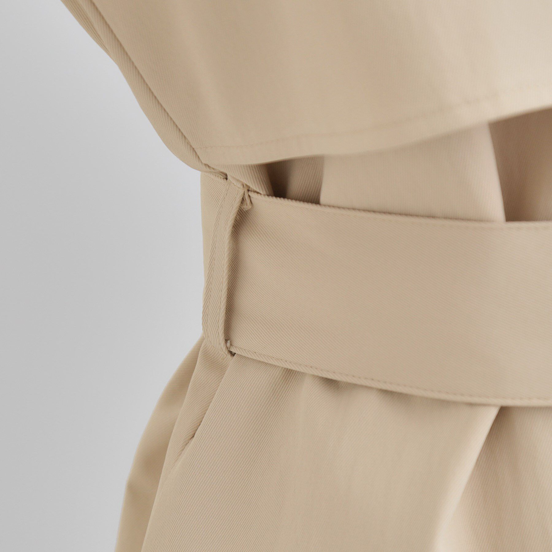 SHOO･LA･RUE「【S-LL/撥水】通勤やお出かけにも活躍 ミドルトレンチコート」|トレンチコート|