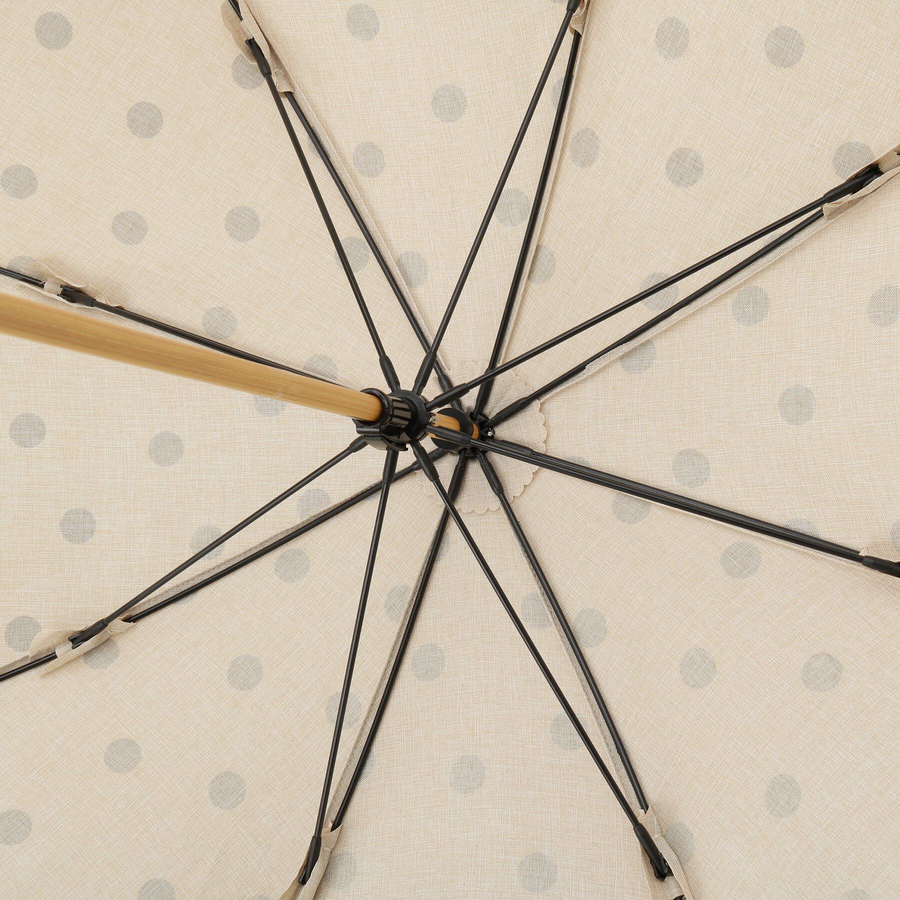 SHOO･LA･RUE「【晴雨兼用】ドット長傘【because】」|傘|