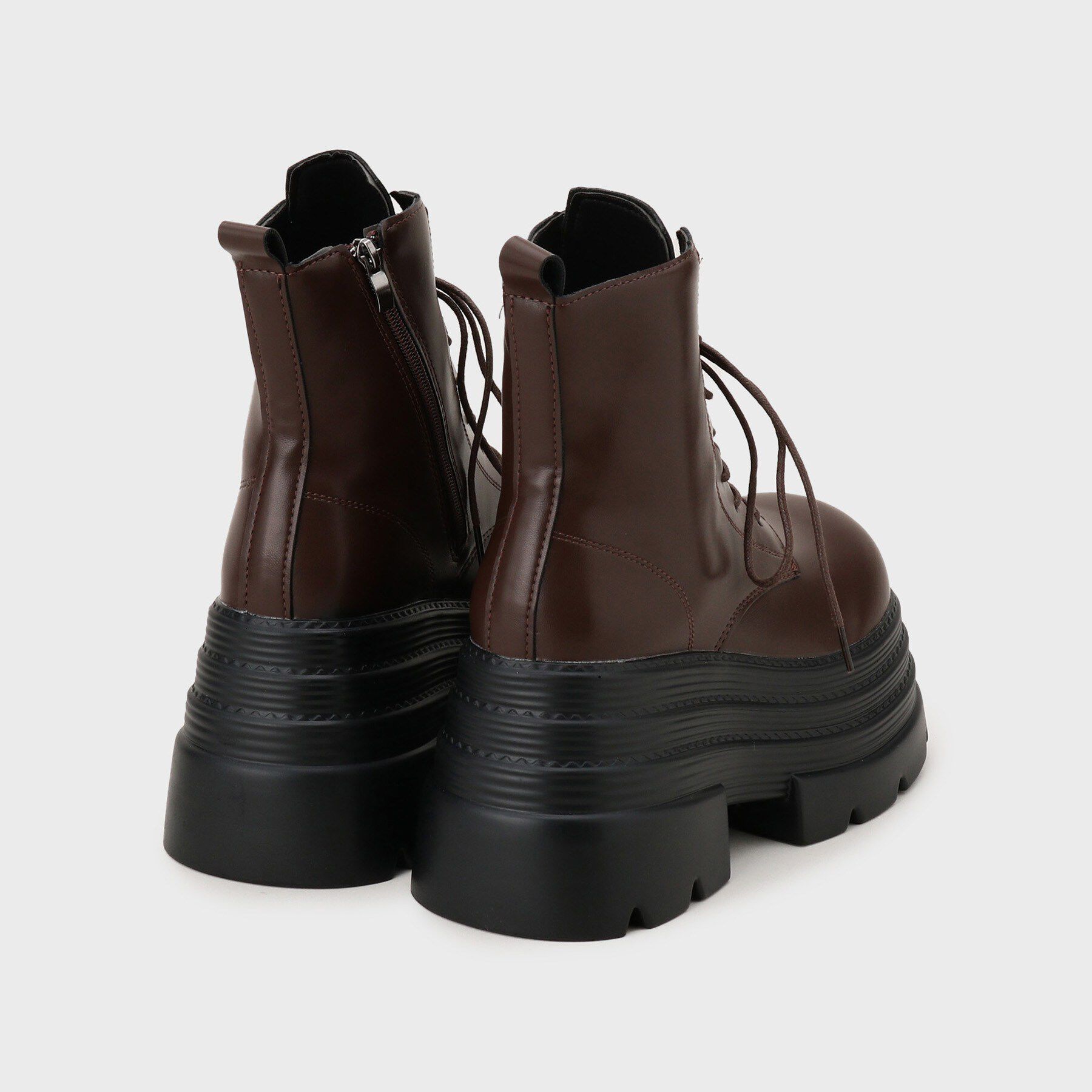 csT&P「厚底レースアップ」|ショートブーツ|