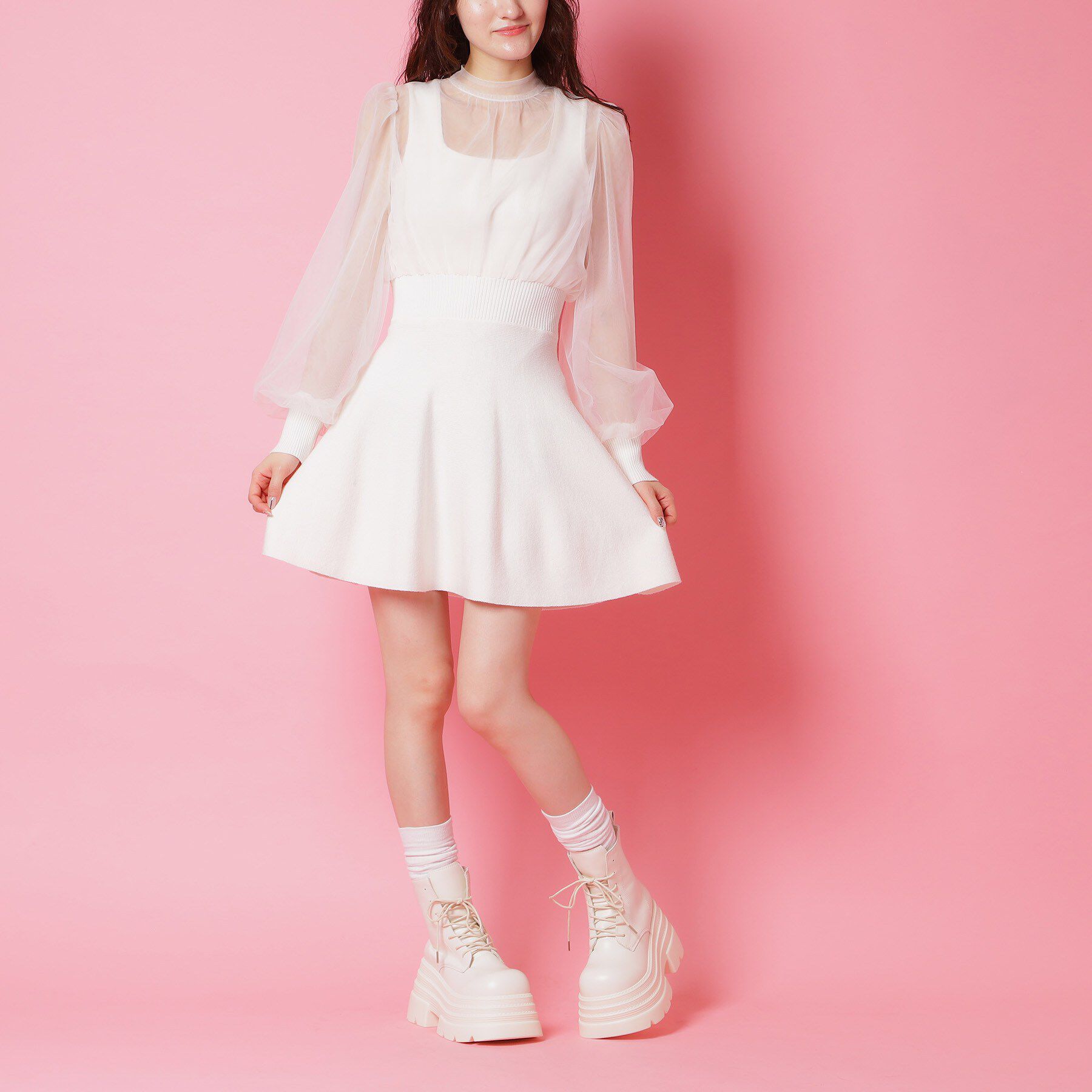 csT&P「厚底レースアップ」|ショートブーツ|