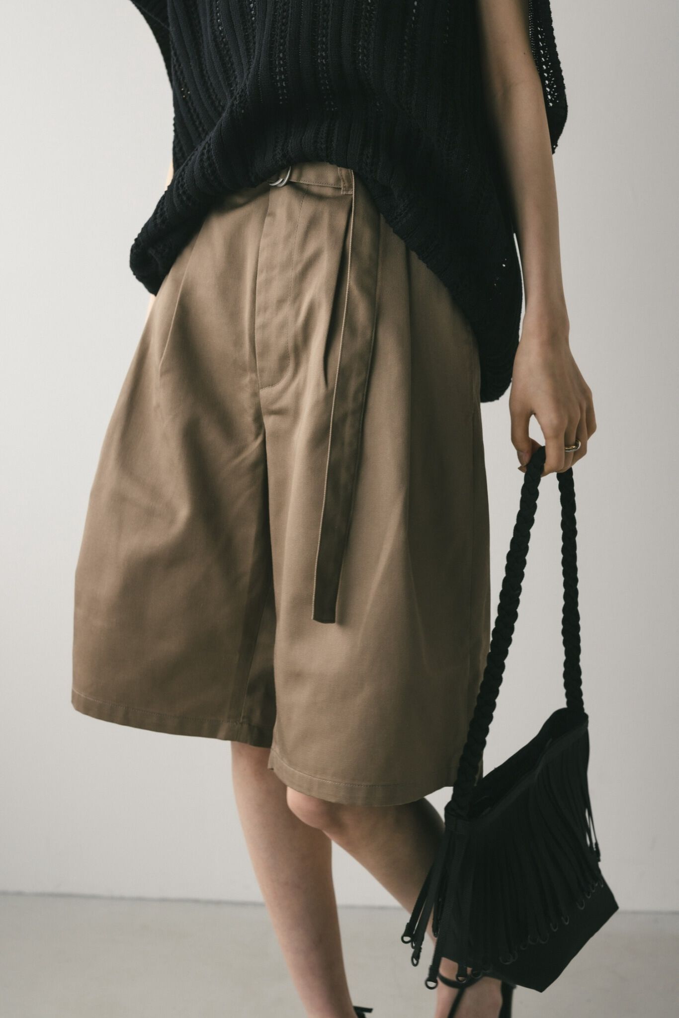 STYLEMIXER「フロントベルトハーフパンツ」|その他|
