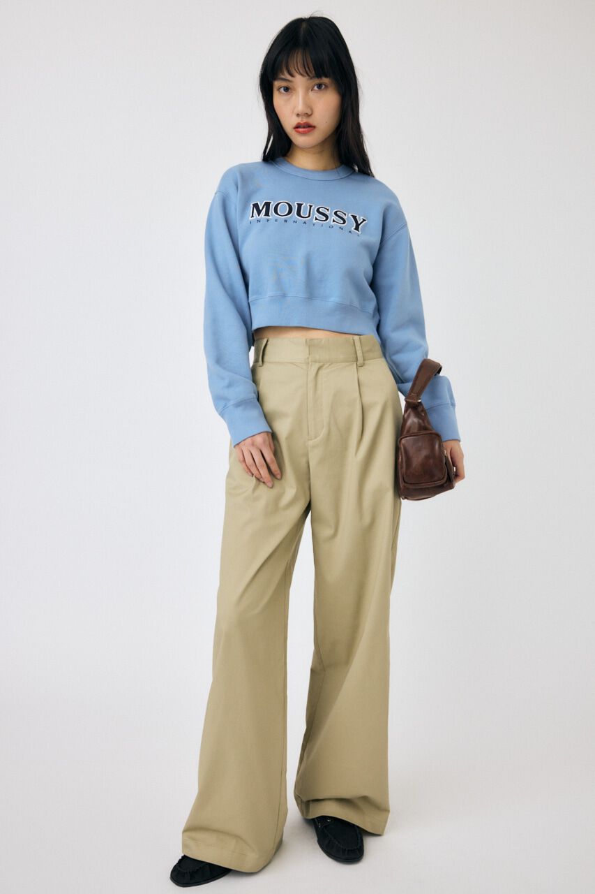 MOUSSY「MOUSSY TWILL アップリケ プルオーバー」|パーカー|