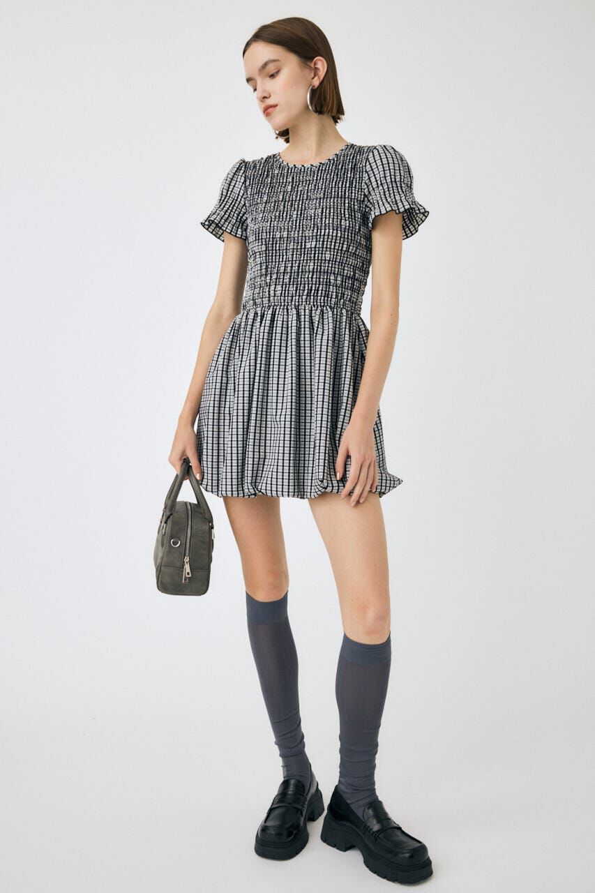 MOUSSY「GATHER BALLOON ミニドレス」|ワンピース|