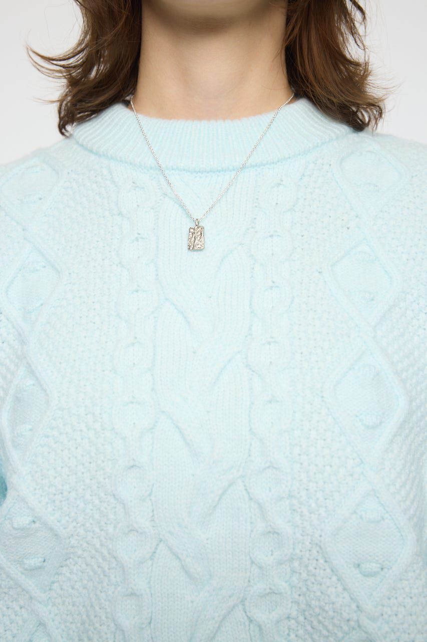 MOUSSY「POPCORN CABLE セーター」|ニット・セーター|