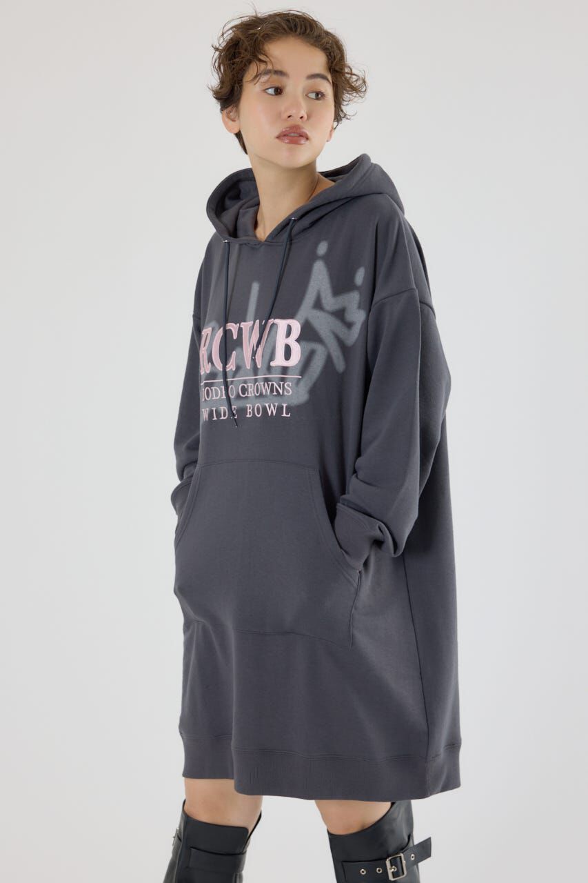 RODEO CROWNS「シャドーロゴパーカーワンピース」|ワンピース|