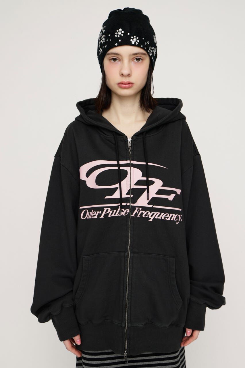 SLY「LOGO OVER HOODIE」|パーカー|
