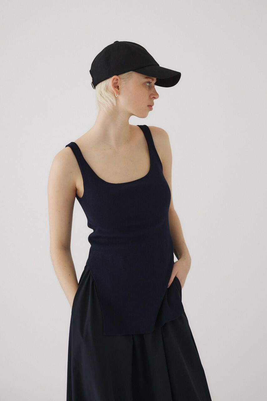 RIM.ARK 「Oval line padset tank」|タンクトップ|NVY