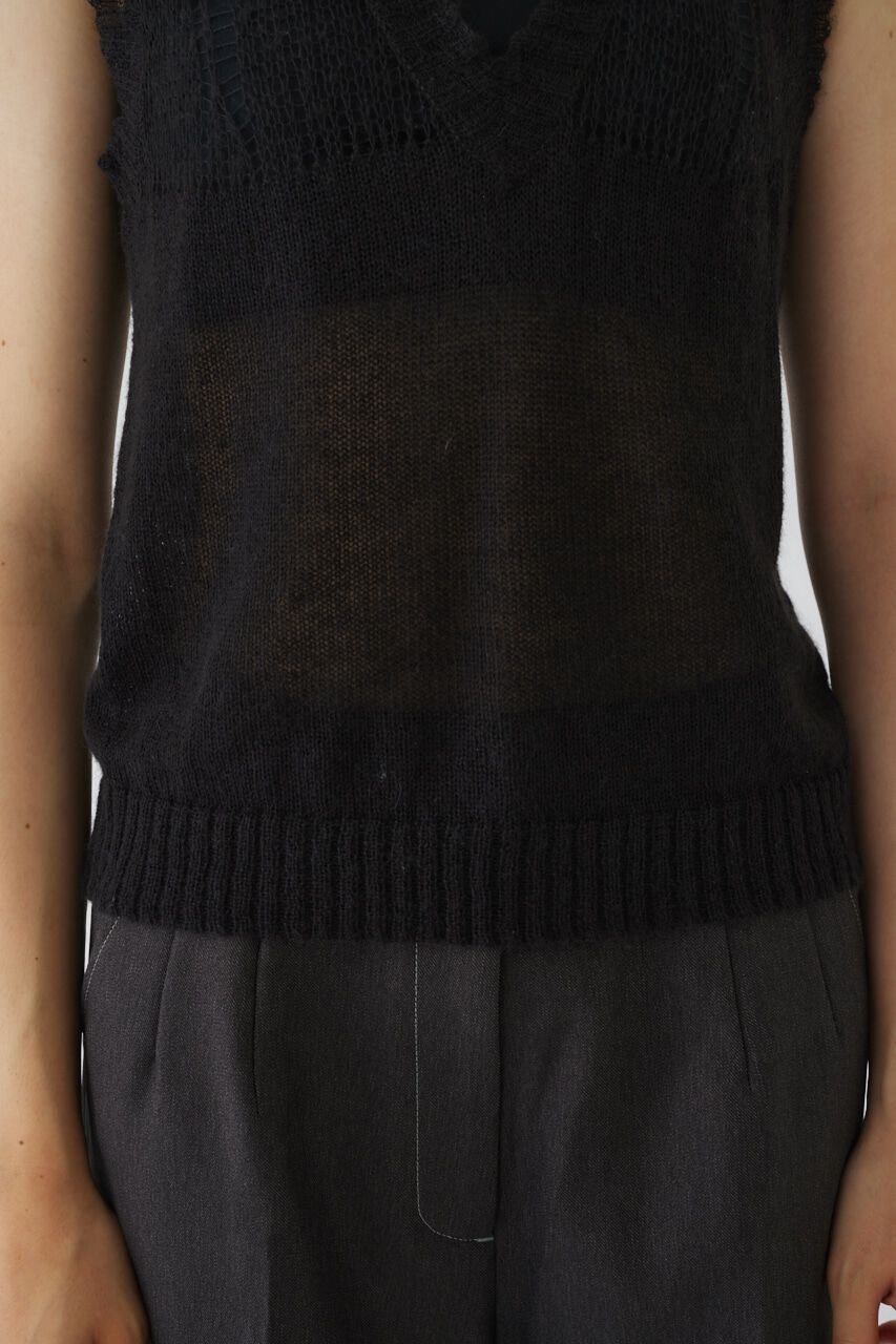RIM.ARK 「Mohair mix minimum knit vest」|ニット・セーター|