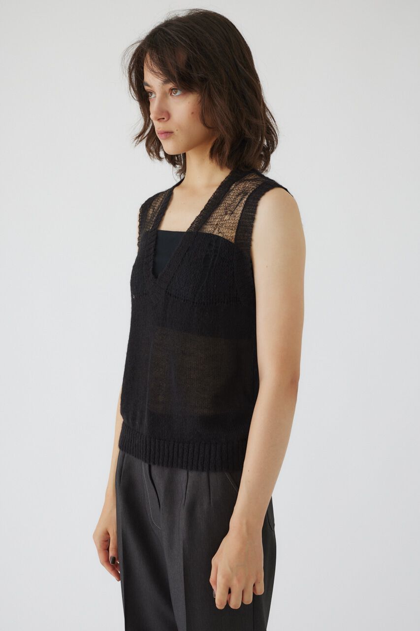 RIM.ARK 「Mohair mix minimum knit vest」|ニット・セーター|