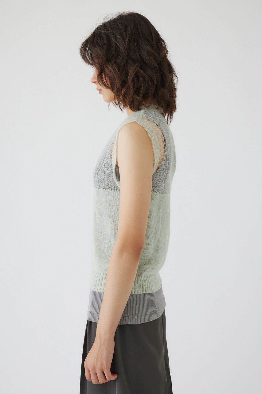 RIM.ARK 「Mohair mix minimum knit vest」|ニット・セーター|