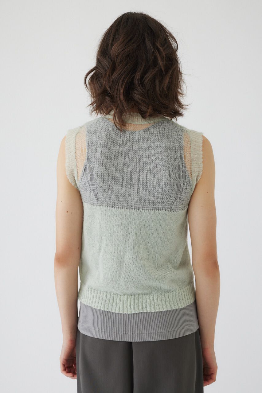 RIM.ARK 「Mohair mix minimum knit vest」|ニット・セーター|