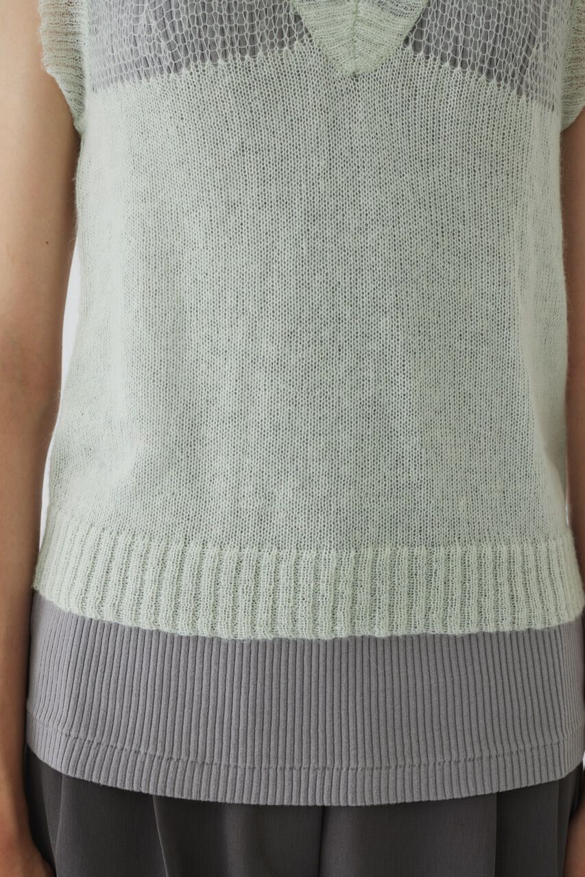 RIM.ARK 「Mohair mix minimum knit vest」|ニット・セーター|