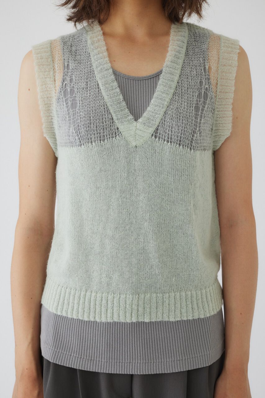 RIM.ARK 「Mohair mix minimum knit vest」|ニット・セーター|