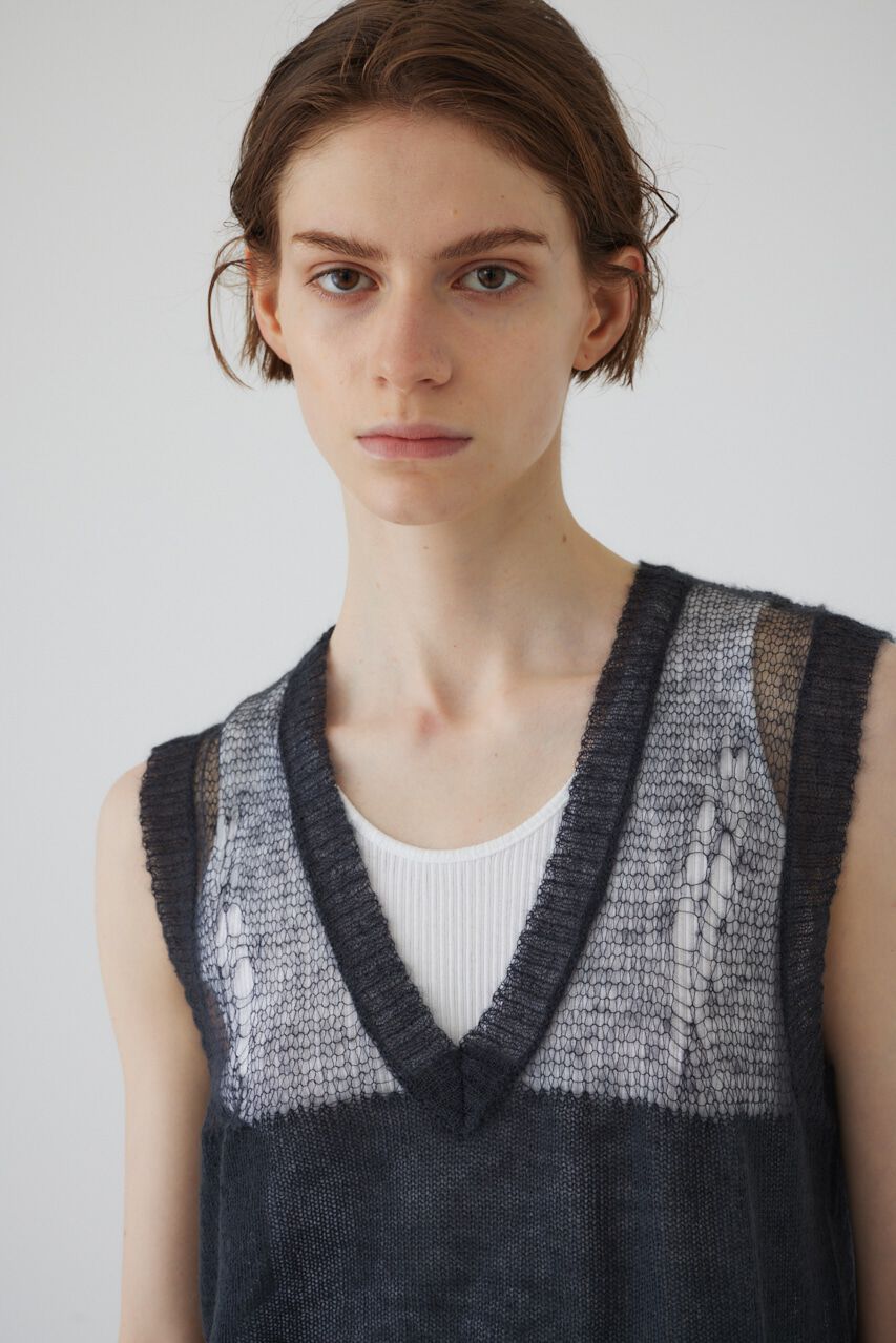 RIM.ARK 「Mohair mix minimum knit vest」|ニット・セーター|