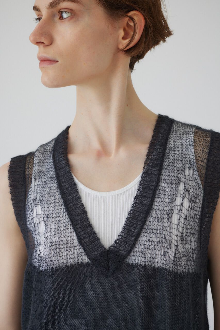 RIM.ARK 「Mohair mix minimum knit vest」|ニット・セーター|