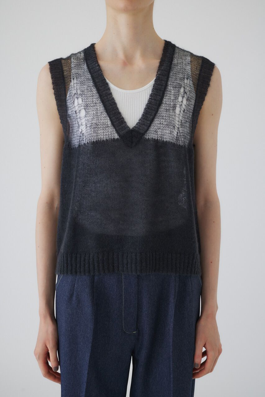 RIM.ARK 「Mohair mix minimum knit vest」|ニット・セーター|