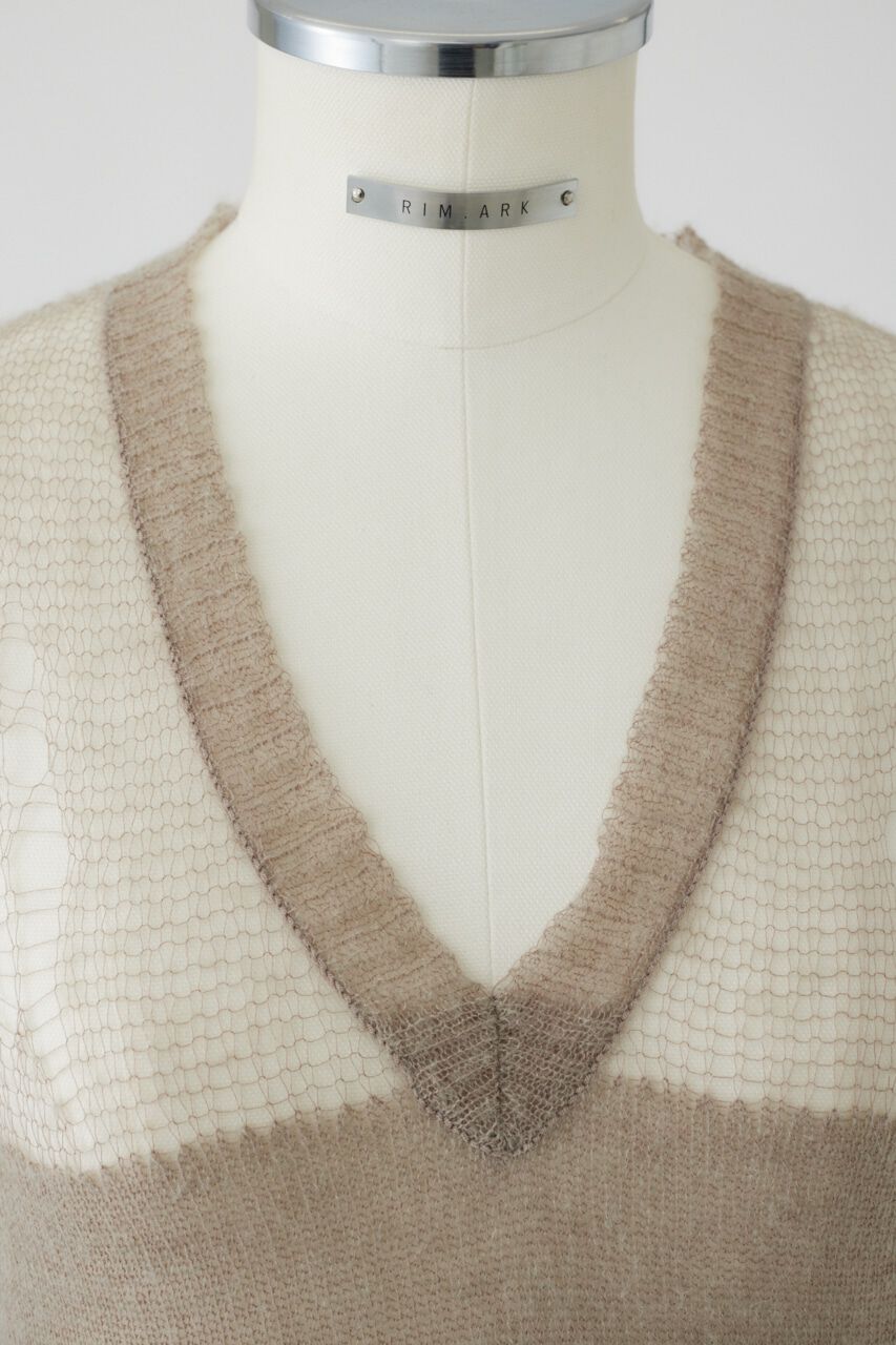 RIM.ARK 「Mohair mix minimum knit vest」|ニット・セーター|