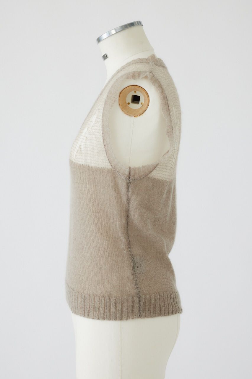 RIM.ARK 「Mohair mix minimum knit vest」|ニット・セーター|