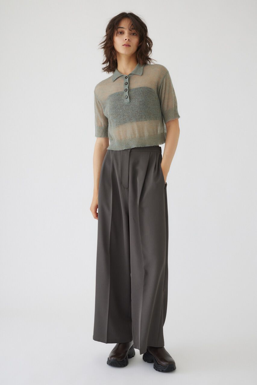 RIM.ARK 「Mohair polo knit」|ニット・セーター|L/GRN1