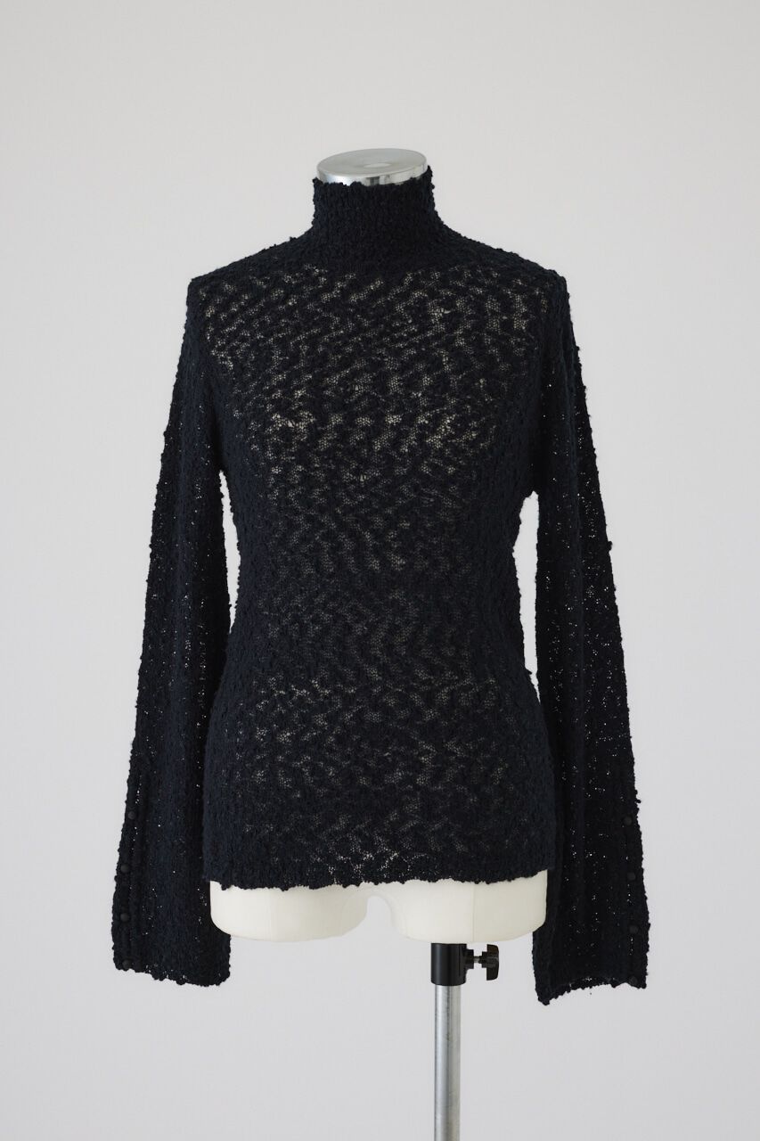 RIM.ARK 「Loop yarn 2way tops」|ニット・セーター|BLK