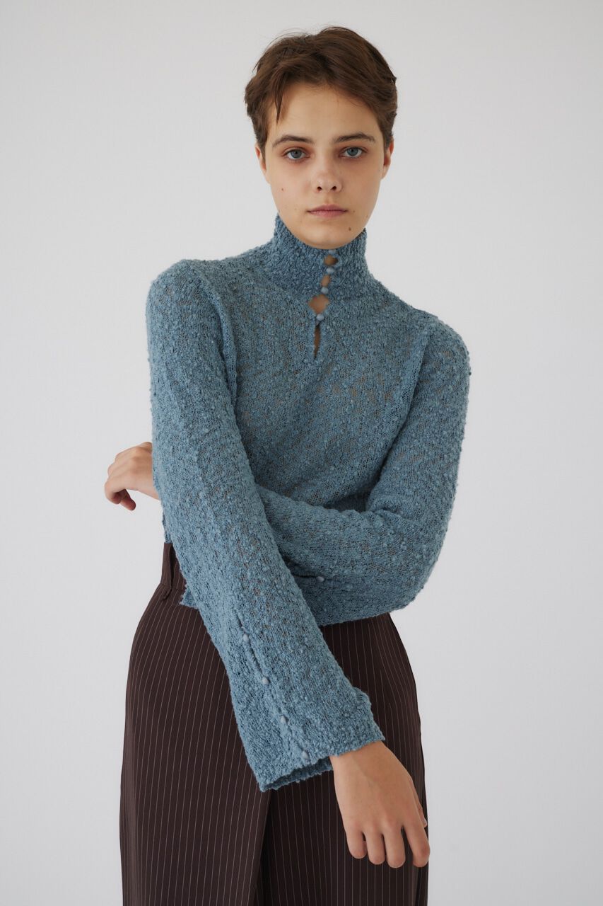 RIM.ARK 「Loop yarn 2way tops」|ニット・セーター|L/BLU1